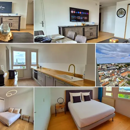 아파트 Le Panoramique - Vue 15Eme Etage & Garage Prive *