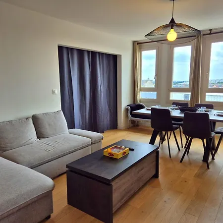 Le Panoramique - Vue 15Eme Etage & Garage Prive 아파트 *