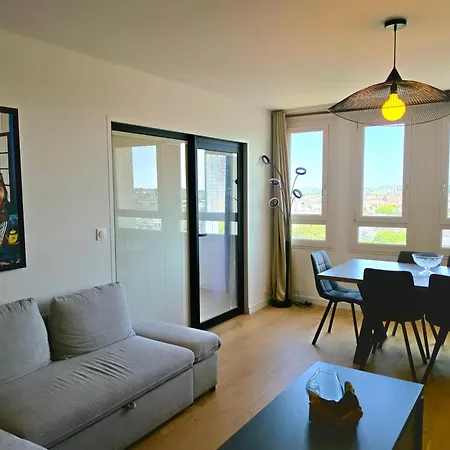 Le Panoramique - Vue 15Eme Etage & Garage Prive 아파트