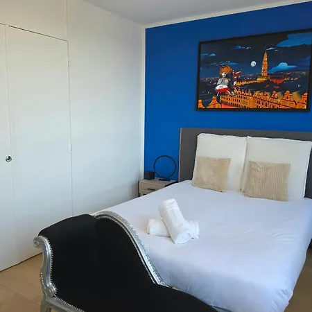 아파트 Le Panoramique - Vue 15Eme Etage & Garage Prive 아라스